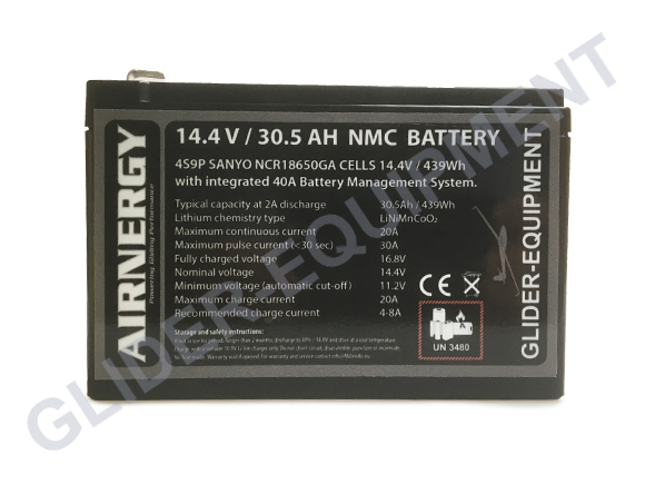 Airnergy NMC battery 14.4V 30.5Ah [NM14.4-30.5]
