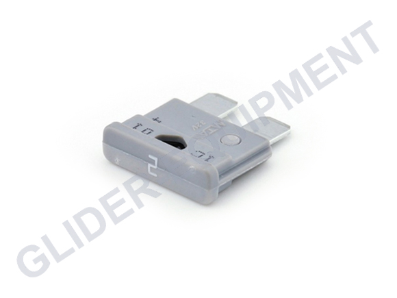 Car fuse / blade fuse  2.0 Amp gray [D11129]