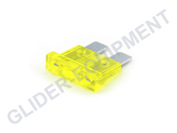 Car fuse / blade fuse 20.0 Amp yellow [D11125]