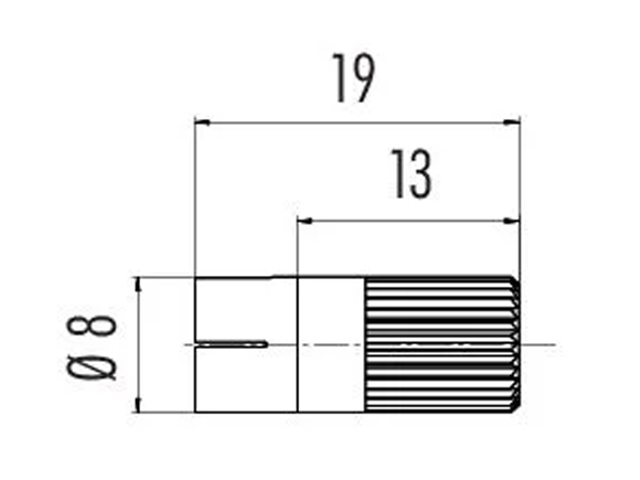 Binder snap-in 3P cable connector male [09-9747-00-03]
