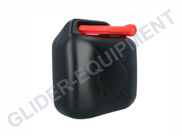 CP brandstof jerrycan kunststof zwart 10L smal [0110081]