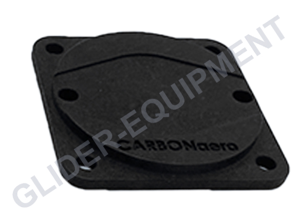 CarbonAero instrument adapterplaat 57mm -> RAM bal basis diamant [CA57RAM]