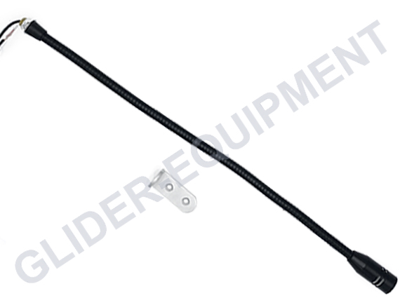 Clockaudio dynamische zwanenhalsmicrofoon 425mm zwart [CLK10504]