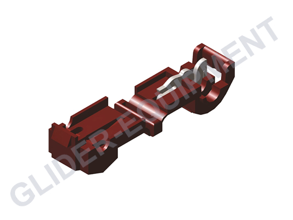 Cobra / Tirex Scotchlock T-split 6.3mm / 0.5 - 1.0mm² red [D10062]