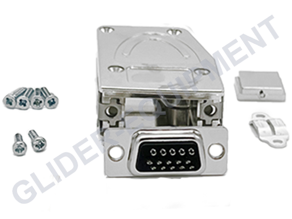 Connector D-SUB 15HD male Air Com / Air Traffic soldeer [B853s]