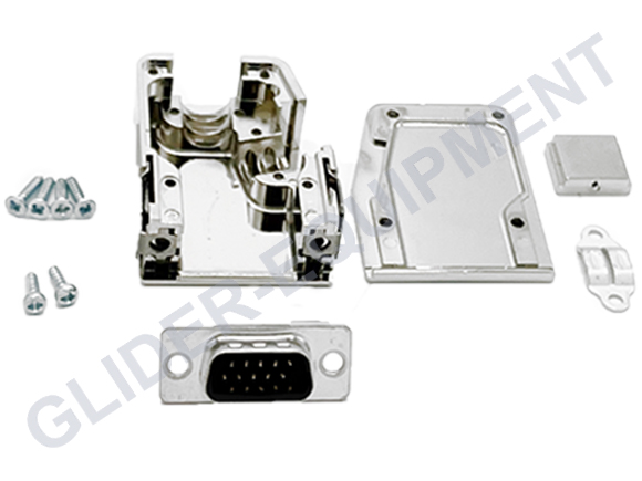 Connector D-SUB 15HD male Air Com / Air Traffic soldeer [B853s]