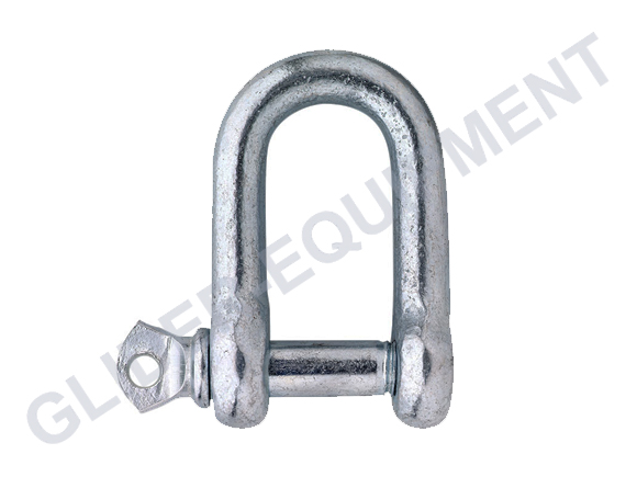 D-shackle galvanised Ø10mm [500-010E]