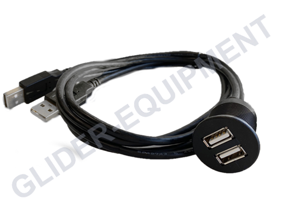 Dual USB Panel Erweiterungsadapter [USB-D]