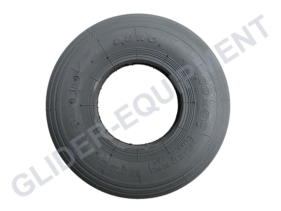 Duro tire (gray) 200x50 (7x1.3/4 (2.00-4)) 2PR TT [Du200x42PR]