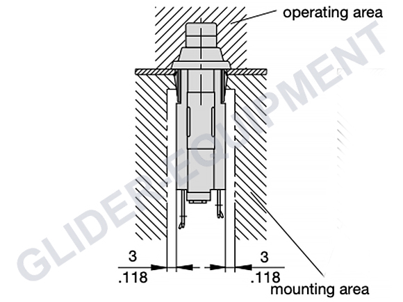 ETA 1110-series Sicherungsschalter  1.0 Amp [1110-F112-P1M1-1A]