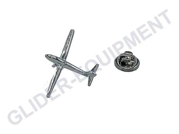 Zweefvliegtuig verzilverde pin 34x23 mm[GE-PGR]