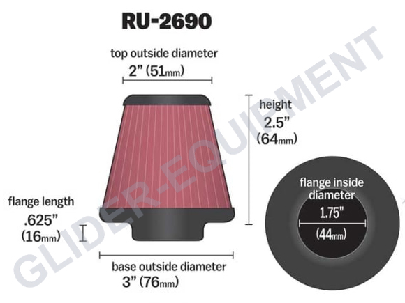 Solo/K&N airfilter [2500580/RU-2690]