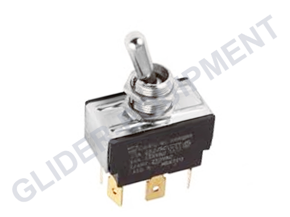 K4 main switch on/on (on/off) Ø12mm 20A double pole [12-202]