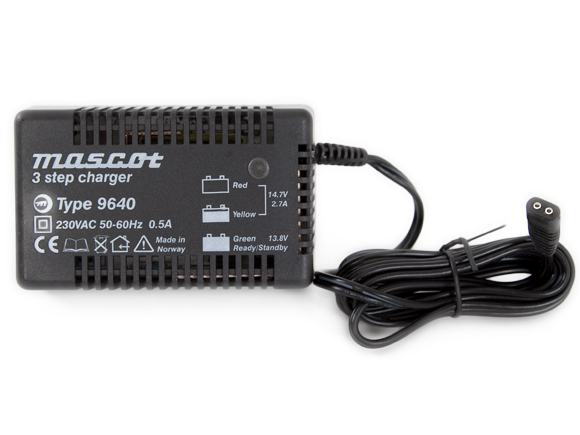 Mascot 12V/2.7A Lead-acid battery charger (110-230V AC) [9640LA]