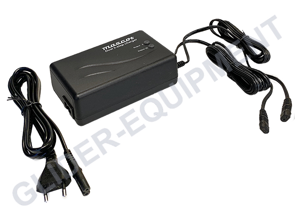 Mascot 2x12V/2A dubbele LiFePO4 (LFP) accu lader (90-264V AC) [2641LiFe]