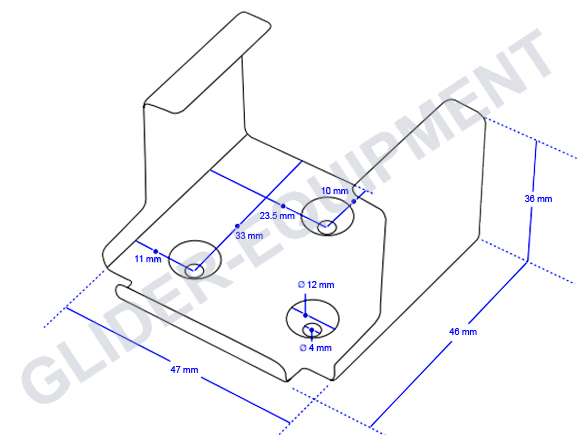 Mascot charger mounting bracket  small [202906]