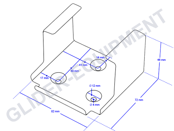 Mascot charger mounting bracket big [201970]