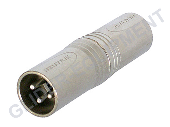 Neutrik XLR adapter male - male [NA3MM]