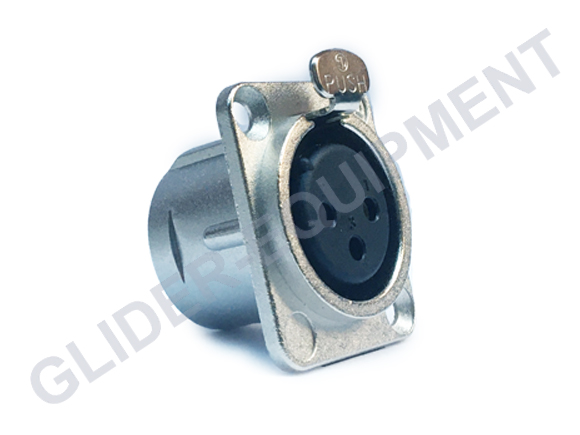 Neutrik XLR 3P chassis connector female [NC3FD-L-1]