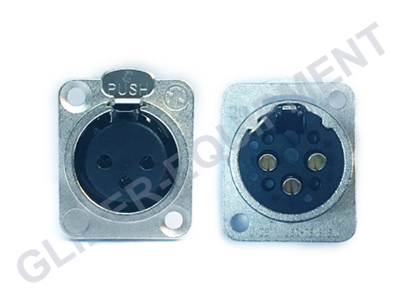 Neutrik XLR 3P chassis connector female [NC3FD-L-1]