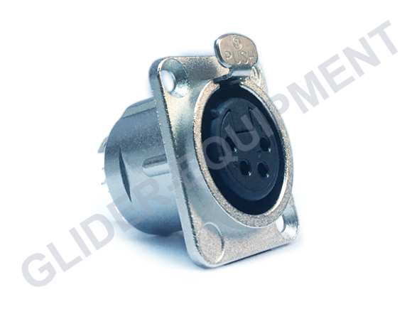 Neutrik XLR 4P chassis connector female [NC4FD-L-1]