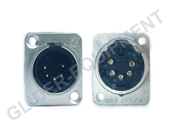 Neutrik XLR 5P chassis connector male [NC5MD-L-1]