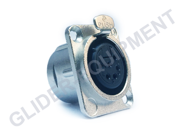 Neutrik XLR 6P chassis connector female [NC6FD-L-1]