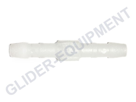 Norma tube connector "-" plastic white Ø5mm [GS5]