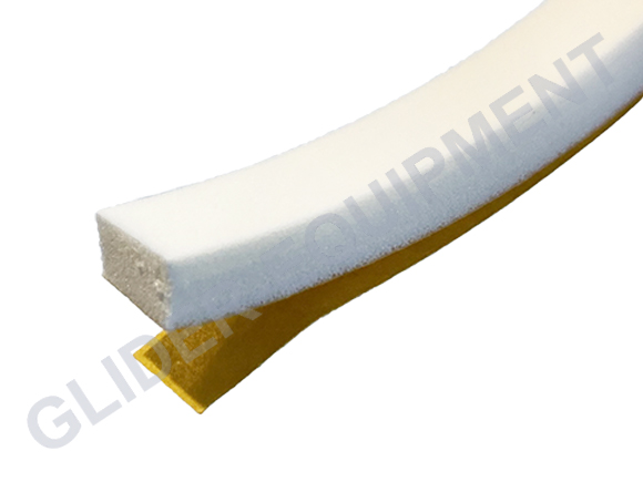 Schempp-Hirth foam rubber selfadhesive white 9x4mm 1m [SHSS9X4]