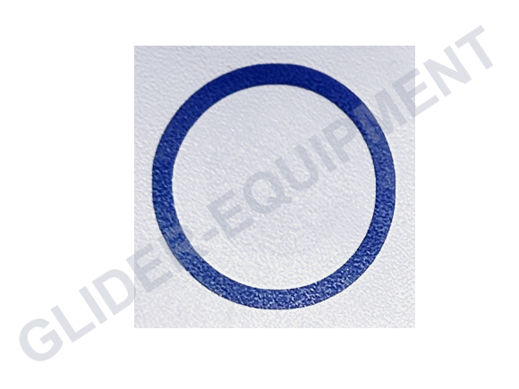 Static port placard round Ø20/24mm blue [SB242066]