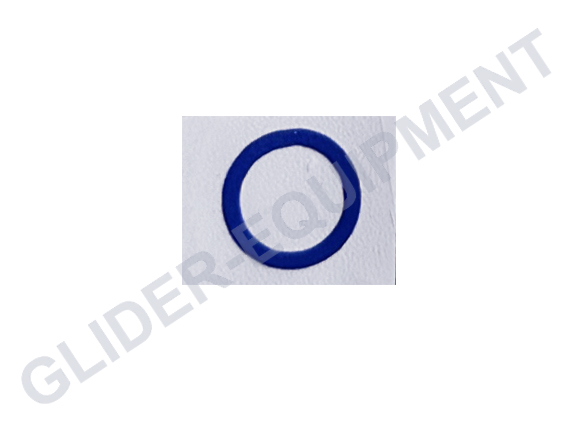 Static port placard round  Ø9/12mm blue [SB120933]