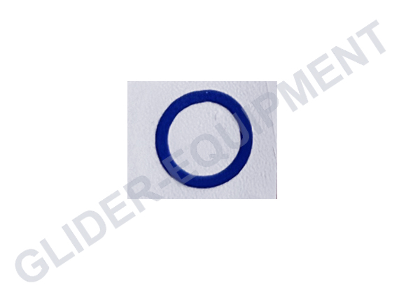 Statisch gat sticker rond  Ø9/12mm blauw [SB120933]