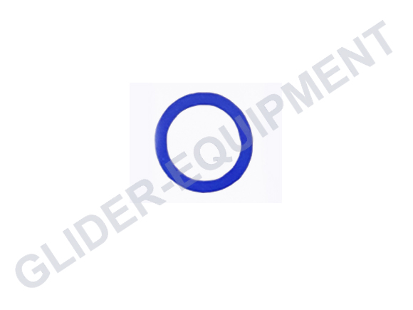 Static port placard round  Ø9/12mm blue [SB120933]