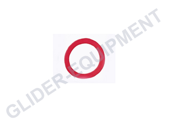 Static port placard round  Ø9/12mm red [SR120933]