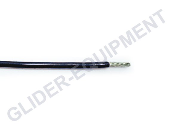 Tefzel kabel AWG16 (1.43mm²) zwart [M22759/16-16-0]