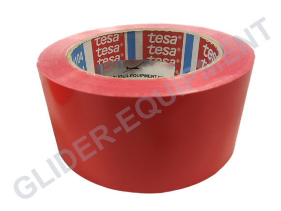 TesaPack PVC warning-tape Red [4104-R-50