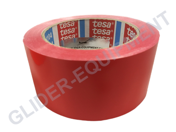 TesaPack PVC markerings-tape Rood [4104-R-50mm]