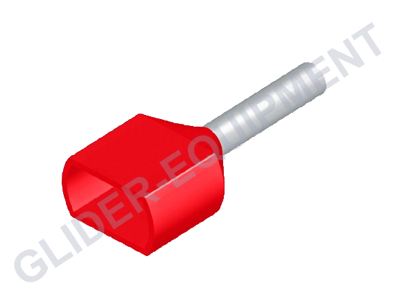 Tirex kabel Adereindhülse doppelt 2x1.00mm² rot [D08513]