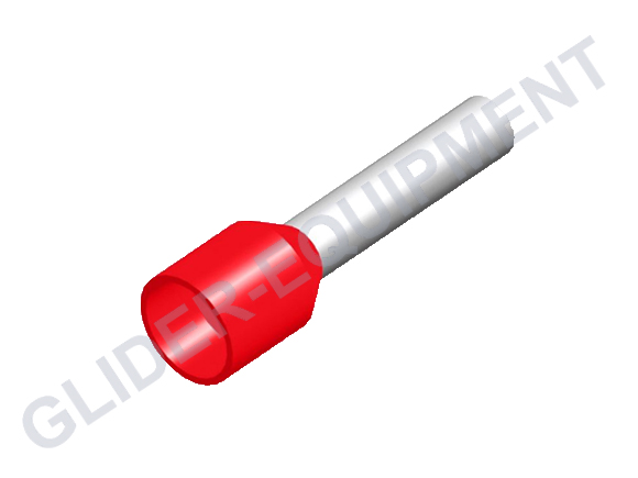 Tirex kabel adereindhuls 1.00mm² rood [D08403]