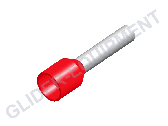 Tirex cable (ferrule) endcap 1.00mm² red [D08403]