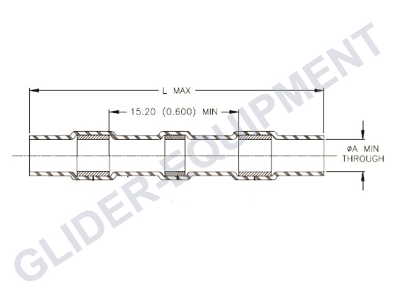 Tirex kabel soldeer splice 0.3 - 0.8mm² transparant [D08570]