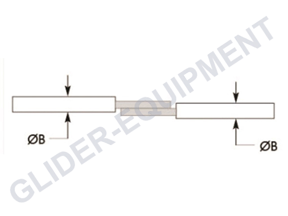 Tirex kabel soldeer splice 0.8 - 2mm² rood [D08575]