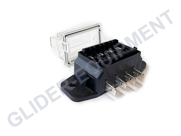 Tirex fusebox car fuses / blade fuses 4pos. [D12025]