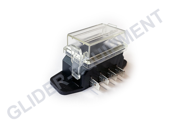 Tirex fusebox car fuses / blade fuses 4pos. [D12025]