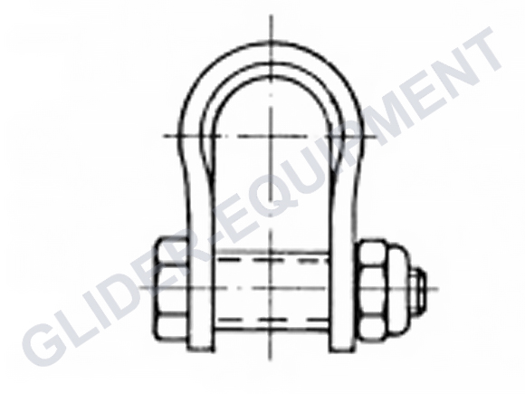 Tost clasp connector shackle 12mm [112312]