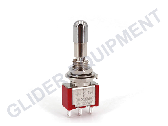 Toggle switch 'lockable' on/off/on Ø6.35mm 5A [SHT80T14LK]