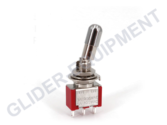 Toggle switch lockable on/on (on/off) Ø6.35mm 5A [SHT80T13LK]