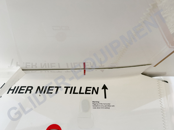 Waarschuwingssticker/Aanwijzingssticker sluitings-indicatie rood [SR115622]