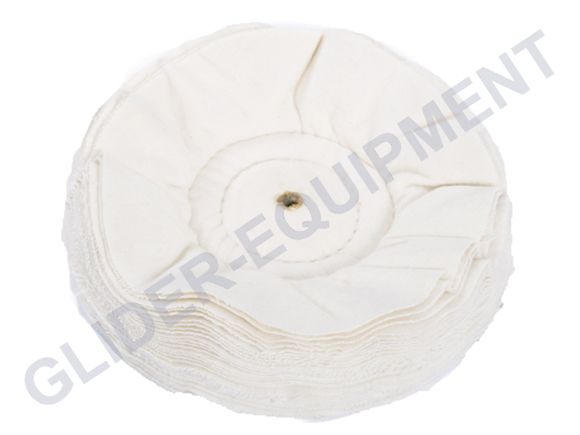 Lappen-polijstschijf flanel wit [LS-FLW-250x25x10]