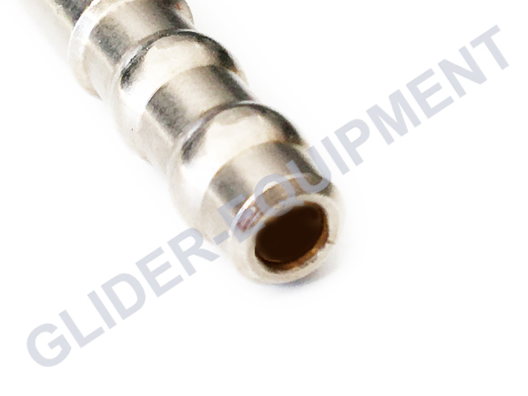 Winter tube connector \'\'+\'\' metal Ø5mm [9004]